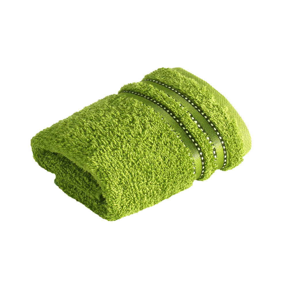 SEIFTUCH Cult de Luxe NOS Vossen Wäsche Grün 30/30 cm  - Grün, Basics, Textil (30/30cm) - Vossen