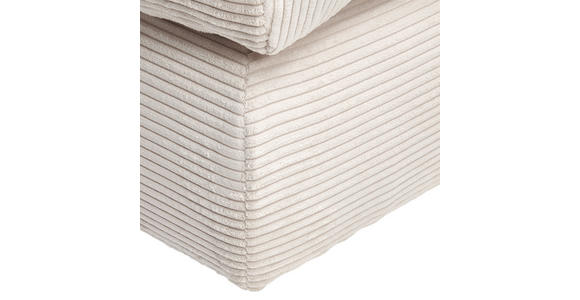 HOCKER in Textil Naturfarben - Schwarz/Naturfarben, Design, Textil (110/50/110cm) - Ambia Home