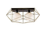 DECKENLEUCHTE Abraxas  - Goldfarben/Schwarz, Design, Metall (26,5/60/30cm)