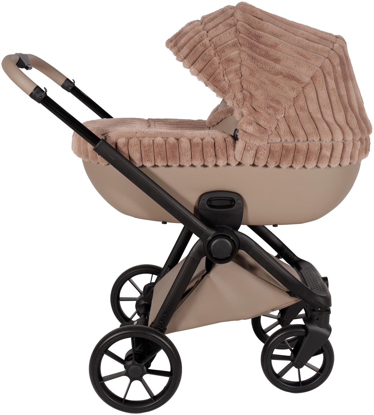 BARNVAGNSSET Facetty  - cappuccino/svart, Design, metall/textil (104,5/62/94cm) - Jimmylee