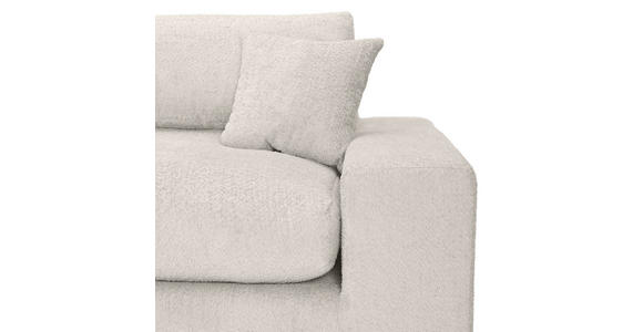 ECKSOFA  Beige Bouclé  - Greige/Beige, MODERN, Kunststoff/Textil (255/255cm) - Landscape