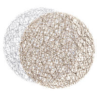 STONI PODMETAČ   - zlatna/srebrna, Trendi, tekstil (38/38/1cm)