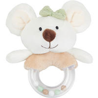 RASSEL MILA  - Weiss/Braun, Basics, Kunststoff/Textil (12cm) - Patinio