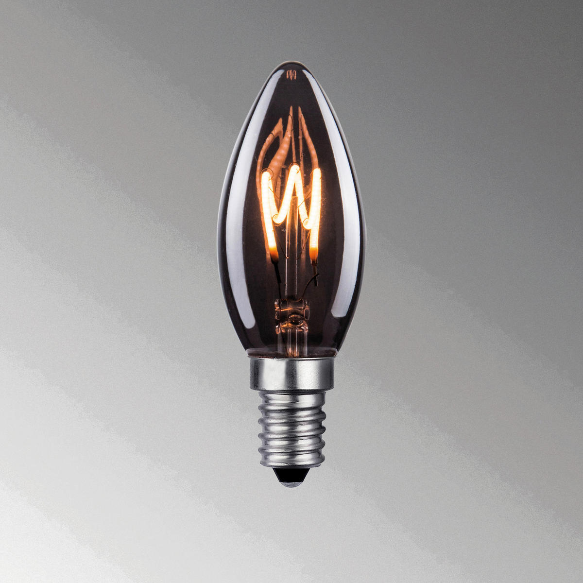 LJUSKÄLLA E14 2 W   - grå, Basics, glas (3,5/10,40cm)