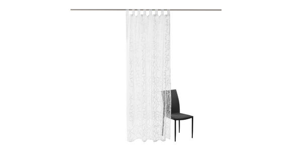 SCHLAUFENSCHAL transparent 140/245 cm - Weiß, KONVENTIONELL, Textil (140/245cm) - Boxxx
