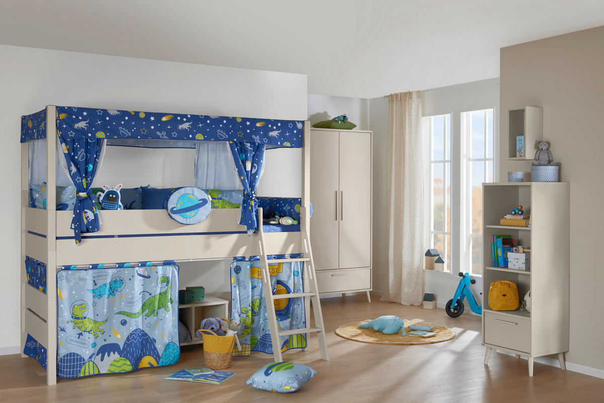 OTROŠKA OMARA ZA OBLAČILA  Eefje  95/204/57 cm          - bež, Basics, umetna masa/leseni material (95/204/57cm) - Paidi