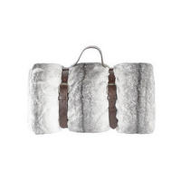 ĆEBE 130/180 cm  WOLF  - svetlosiva, Konvencionalno, tekstil (130/180cm)