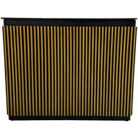 BARSCHRANK in Schwarz, Goldfarben  - Goldfarben/Schwarz, Trend, Holz/Stein (130/109/60cm) - Ambia Garden