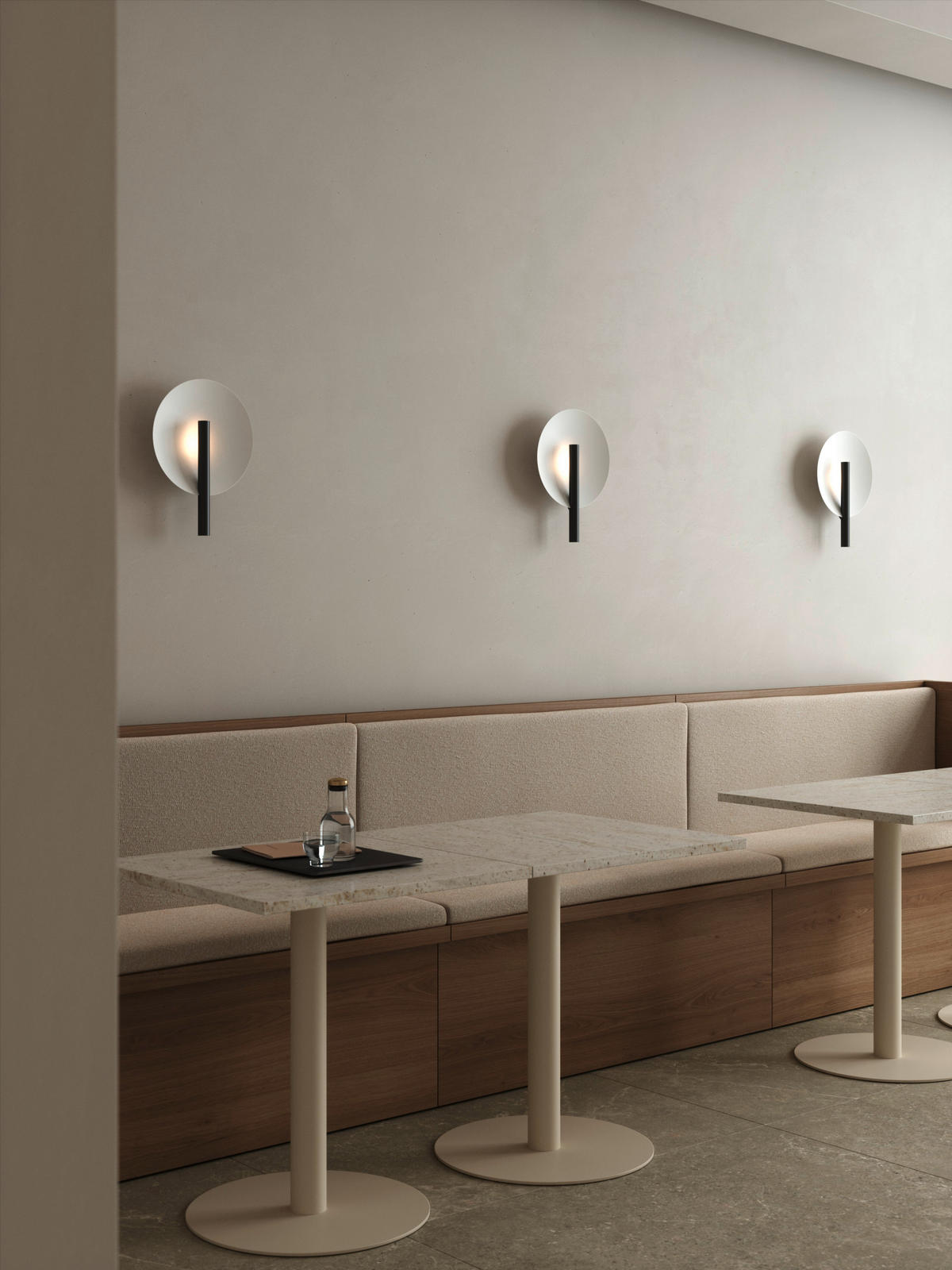 WANDLEUCHTE  31,6 cm  - Schwarz/Weiß, Design, Metall (31,6cm) - Nordlux