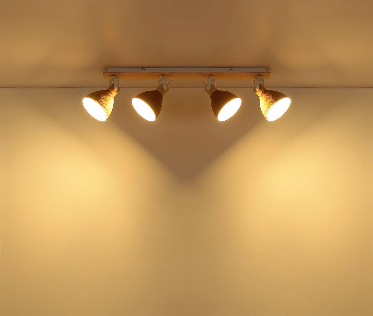 STRAHLER Lyndon 85,5/17,5/19 cm  - Braun/Weiß, Natur, Holz/Papier (85,5/17,5/19cm) - Globo