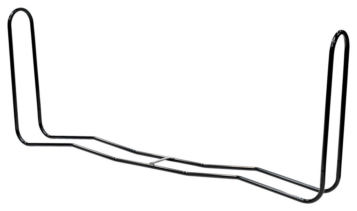 KAMINHOLZREGAL 244/99/25 cm  Metall  - Schwarz, Basics, Metall (244/99/25cm) - Ambia Garden