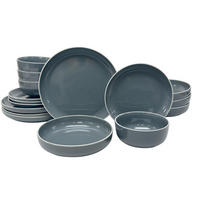 KOMBISERVICE Bastia azzurro 16-teilig  - Blau, Trend, Keramik - Novel