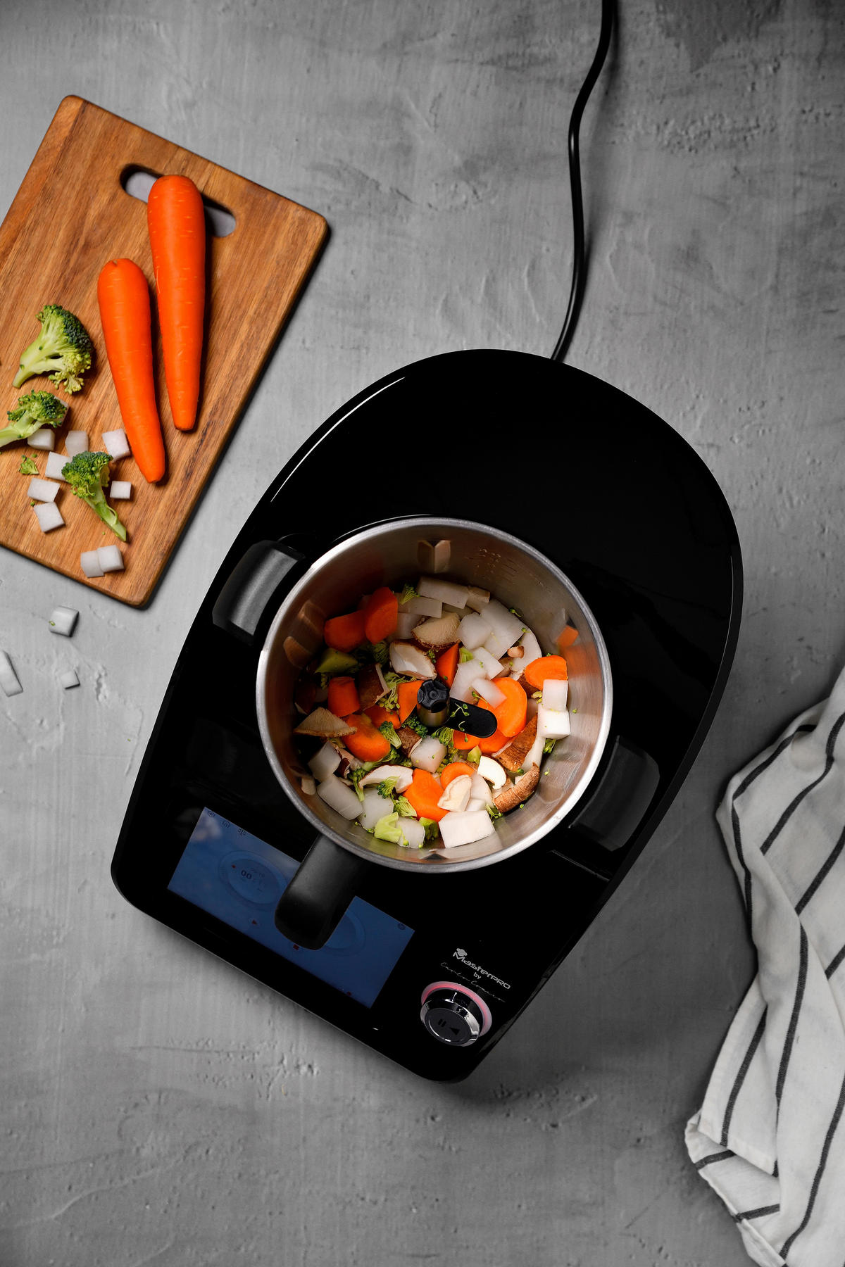 MULTICOOKER BY CARLO CRACCO  - Silberfarben/Schwarz, Trend, Metall (33.8/57/47.7cm)