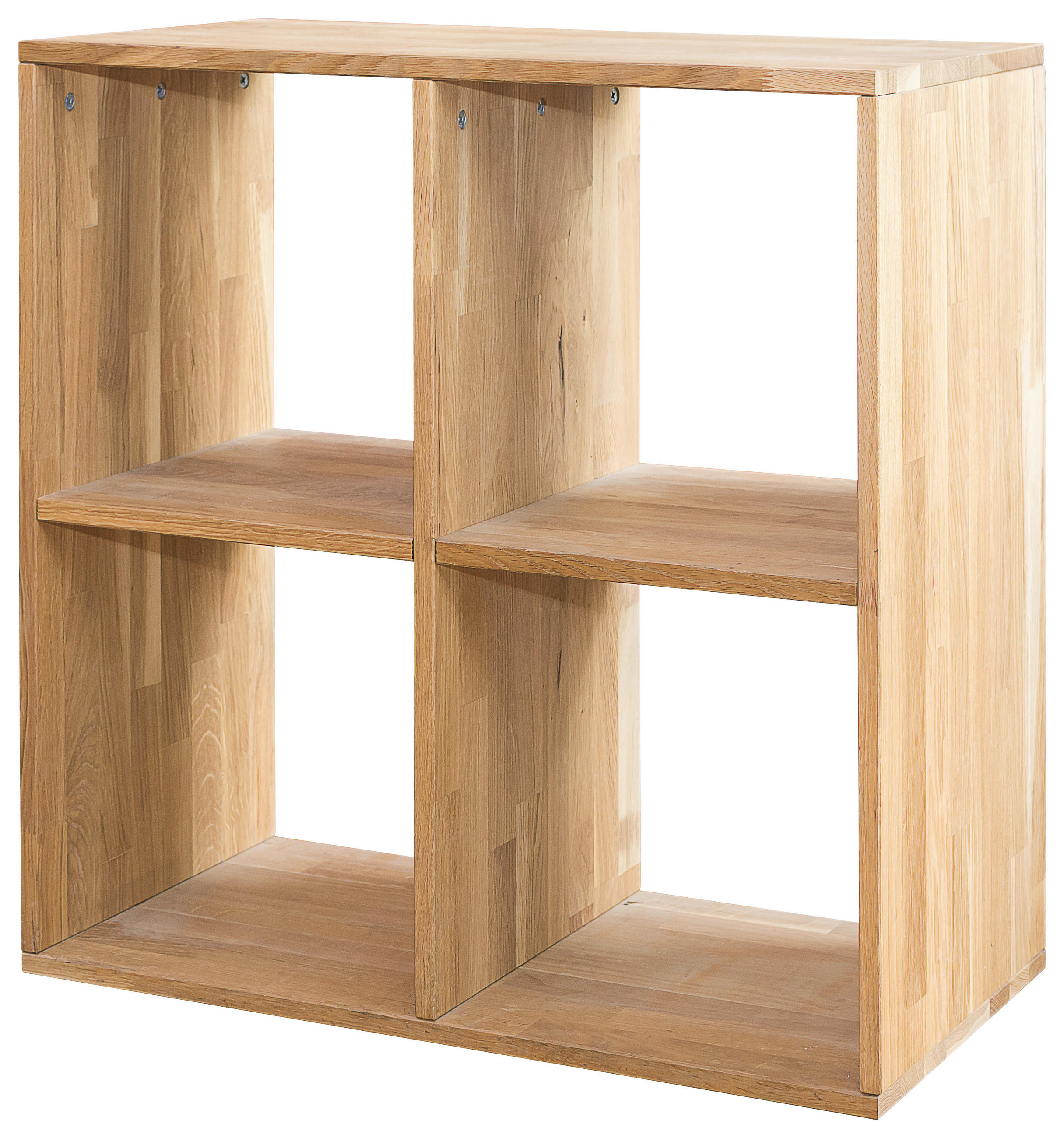 REGAL  75,4/75,4/35 cm Eichefarben  - Eichefarben, Natur, Holz (75,4/75,4/35cm) - Livetastic