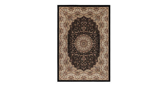 WEBTEPPICH 80/150 cm Kashmir Schwarz - Schwarz, KONVENTIONELL, Textil (80/150cm) - Novel
