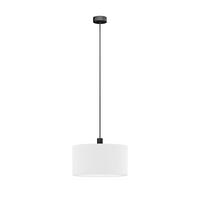 FÜGGŐLÁMPA 50/130 cm  - fehér, Basics, műanyag/textil (50/130cm)