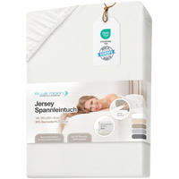 SPANNLEINTUCH 140-160/200 cm  - Weiß, Basics, Textil (140-160/200cm)