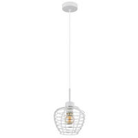 ZÁVĚSNÉ SVÍTIDLO, 20,5/120 cm  - bílá/barvy chromu, Basics, kov/plast (20,5/120cm) - Globo