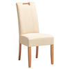 STUHL Webstoff Beige Buche massiv  - Beige/Naturfarben, MODERN, Holz/Textil (46/101/62cm) - Livetastic