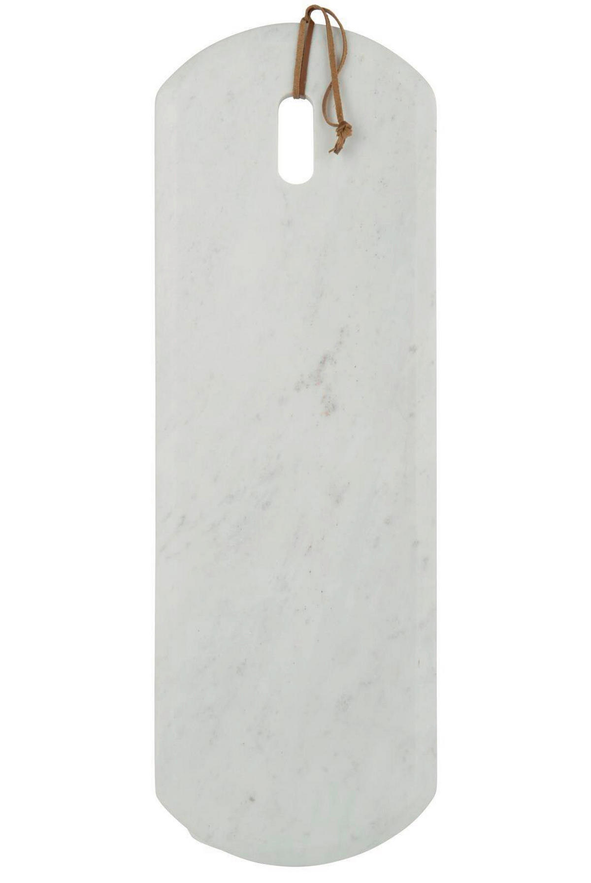 SCHNEIDEBRETT 60/20/2 cm  - Weiss, Basics, Stein (60/20/2cm) - Ambia Home