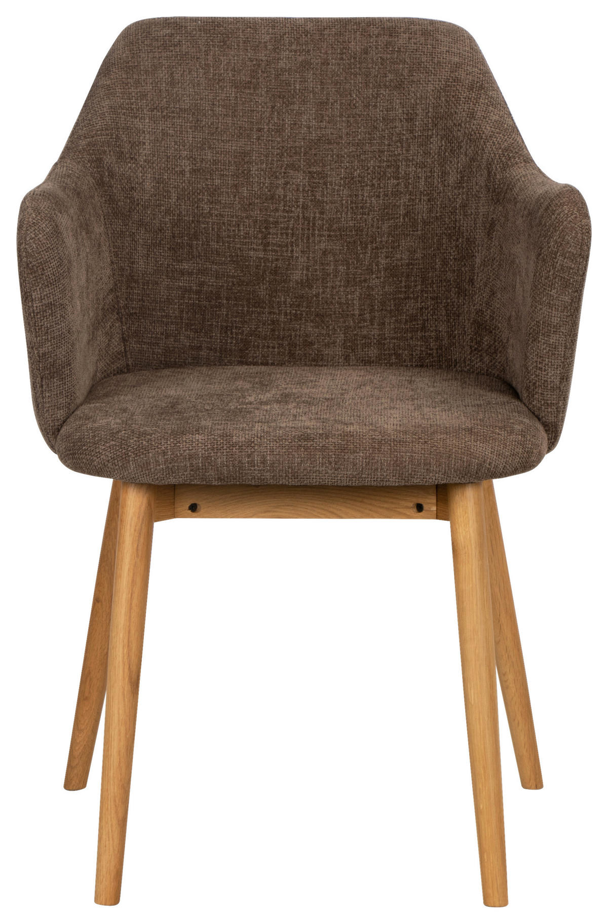 ARMLEHNSTUHL in Holz, Textil Naturfarben, Hellbraun  - Hellbraun/Naturfarben, MODERN, Holz/Textil (55/82/57cm) - Livetastic