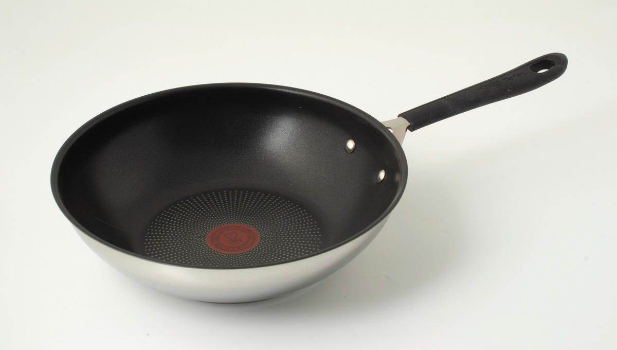 WOK 28 cm  - silver/svart, Basics, metall (28cm) - Tefal