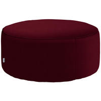 HOCKER in Textil Bordeaux  - Bordeaux, Design, Textil (80/33/80cm) - Belluti