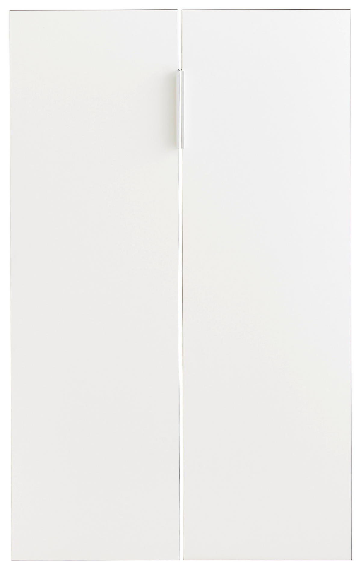 SADA DVERÍ - biela/strieborná, Basics, kompozitné drevo/plast (34,5/114/1,6cm) - Xora