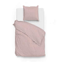 BETTWÄSCHE 2-teilig Lino Renforcé 135/200 cm  - Rosa, Basics, Textil (135/200cm)