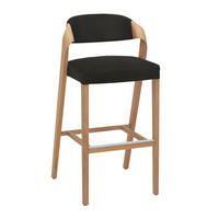 BARHOCKER in Anthrazit, Wildeiche  - Wildeiche/Eichefarben, Design, Holz/Textil (52/103/51,5cm) - Voglauer