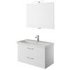 BADEZIMMER  in 90 cm  - Weiß Hochglanz/Weiß, KONVENTIONELL, Holzwerkstoff (90cm) - Pelipal
