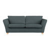 3-SITZER-SOFA in Chenille Dunkelgrau  - Dunkelgrau/Naturfarben, Holz/Textil (216/70-85/95cm) - MID.YOU