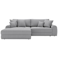 ECKSOFA LORSON Hellblau Struktur  - Beige/Schwarz, Design, Kunststoff/Textil (208/290cm) - Livetastic