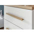 HOCHSCHRANK Weiß - Eichefarben/Weiß, Design, Holzwerkstoff/Kunststoff (45/198/30cm) - Xora