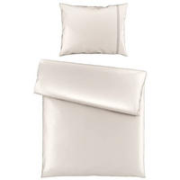 BETTWÄSCHESET Satin 160/210 cm  65 cm/100 cm  - Creme, Natur, Textil (160/210cm) - Bio:Vio