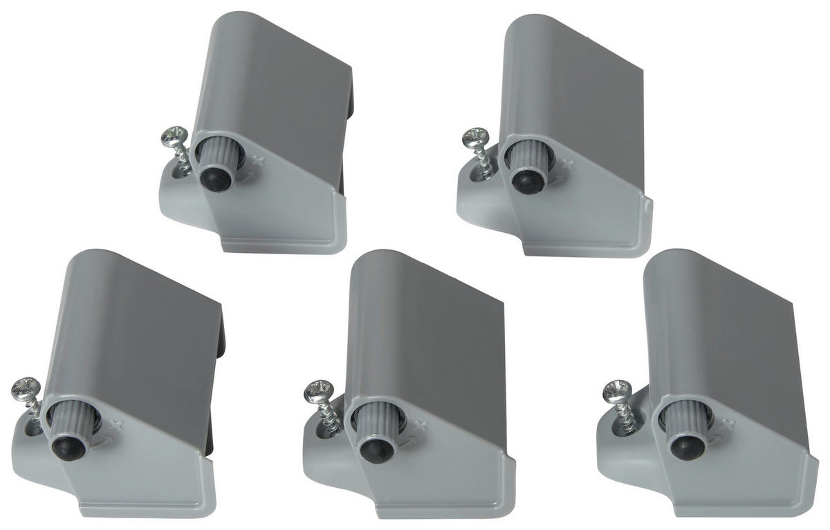 TÜRDÄMPFER 5/3/4 cm   - Grau, Kunststoff (5/3/4cm) - Rauch Möbel