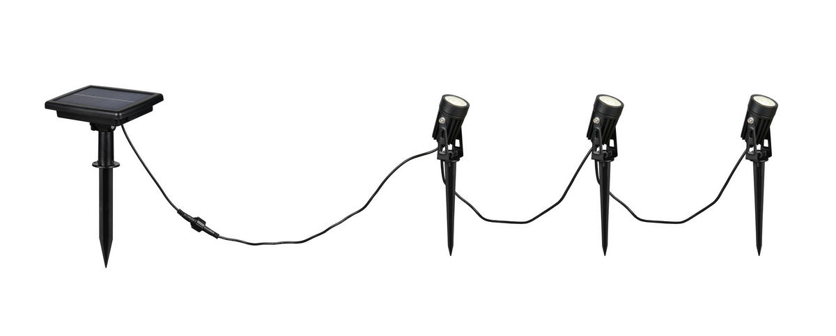 AUSSENLEUCHTE - Schwarz, Design, Metall (620cm)