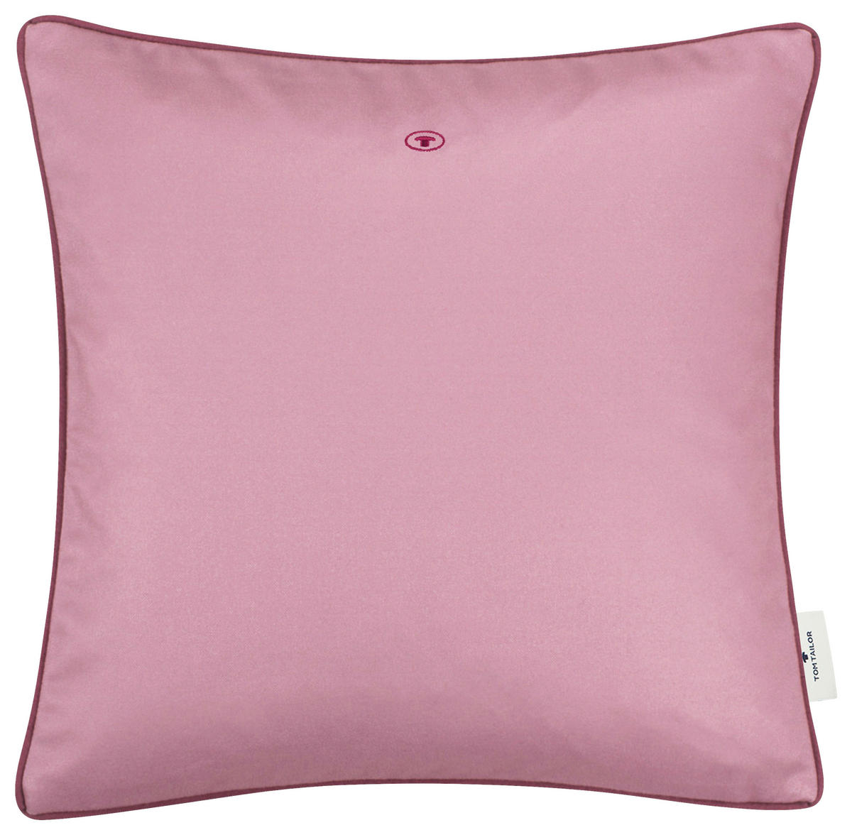 KISSENHÜLLE Dove Signature 40/40 cm  - Mauve/Altrosa, KONVENTIONELL, Textil (40/40cm) - Tom Tailor