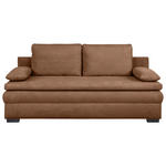 SCHLAFSOFA in Struktur Rostfarben  - Rostfarben/Schwarz, KONVENTIONELL, Kunststoff/Textil (195/93/83cm) - Carryhome