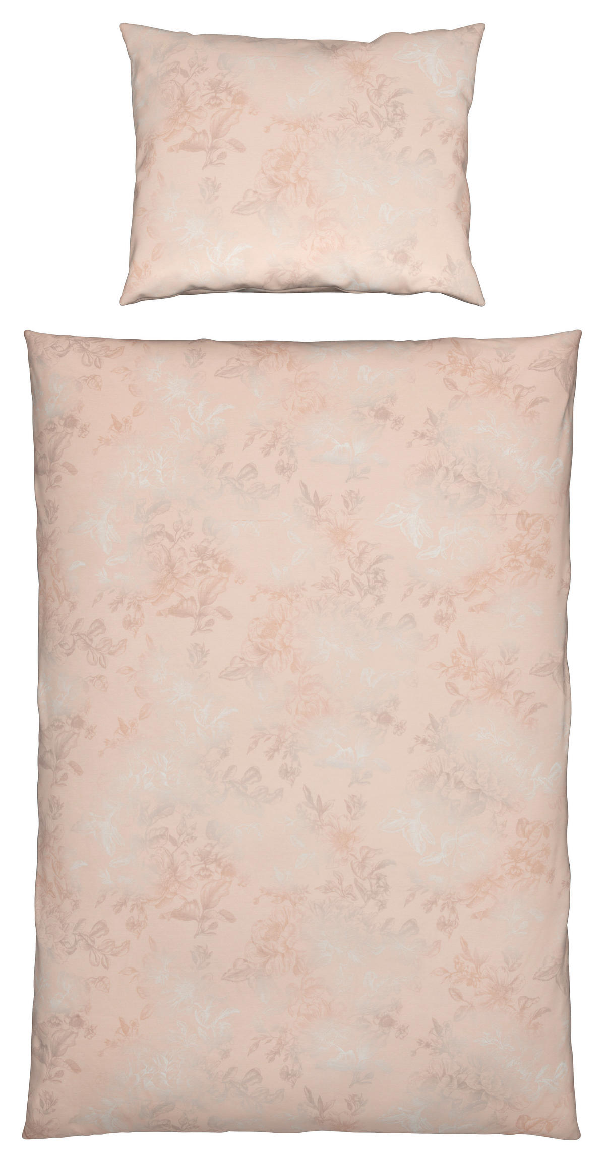 POVLEČENÍ, interlock jersey, béžová, 140/200 cm - béžová, Konvenční, textil (140/200cm) - Estella