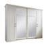KLEIDERSCHRANK 4-türig Kiefer teilmassiv Weiß - Zinkfarben/Weiß, LIFESTYLE, Holz/Holzwerkstoff (282/223/59-64cm) - Landscape