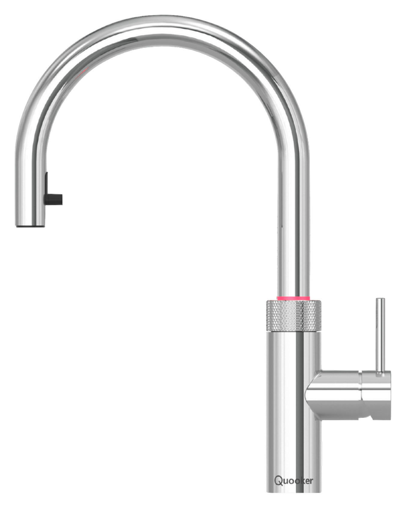 Quooker Küchenarmatur Flex Round Chrom 4.6x40x25.6 cm