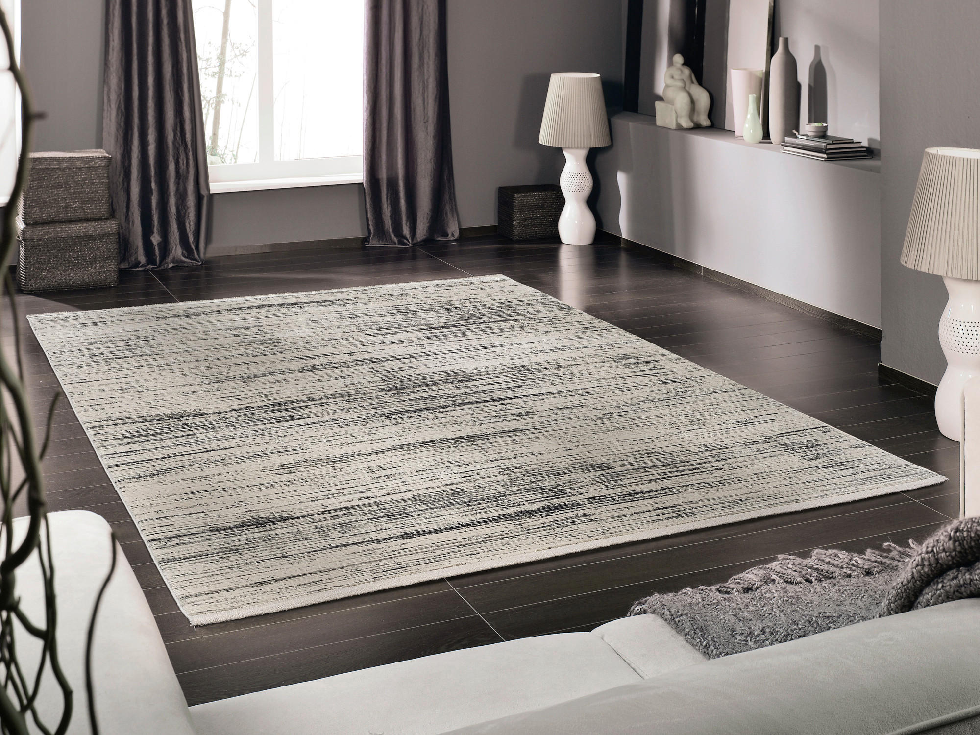 WEBTEPPICH 240/340 cm Brest Grau  - Grau, Design, Textil (240/340cm) - Dieter Knoll