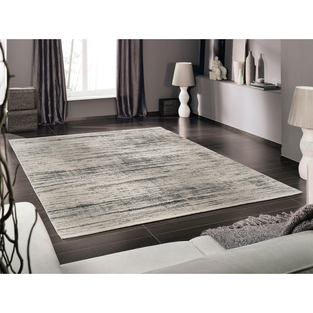 Thumbnail - Dieter Knoll Webteppich Brest, Grau, Textil, rechteckig, 160x230 cm, in verschiedenen Größen erhältlich, Teppiche & Böde...
