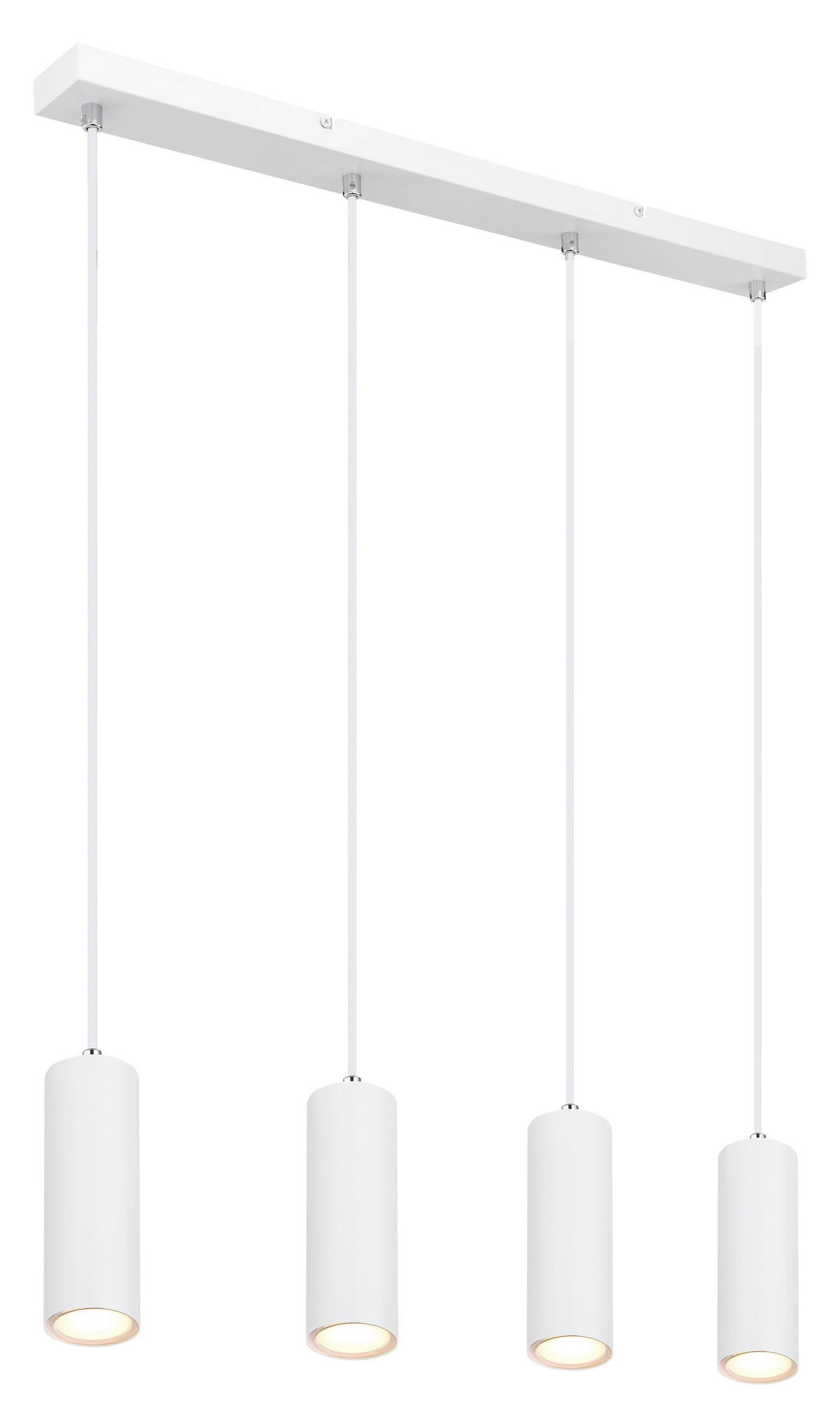 ZÁVĚSNÉ SVÍTIDLO, 65/6/120 cm  - bílá, Design, kov (65/6/120cm) - Globo