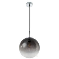 HÄNGELEUCHTE 25/120 cm    - Chromfarben/Grau, Basics, Glas/Metall (25/120cm) - Globo