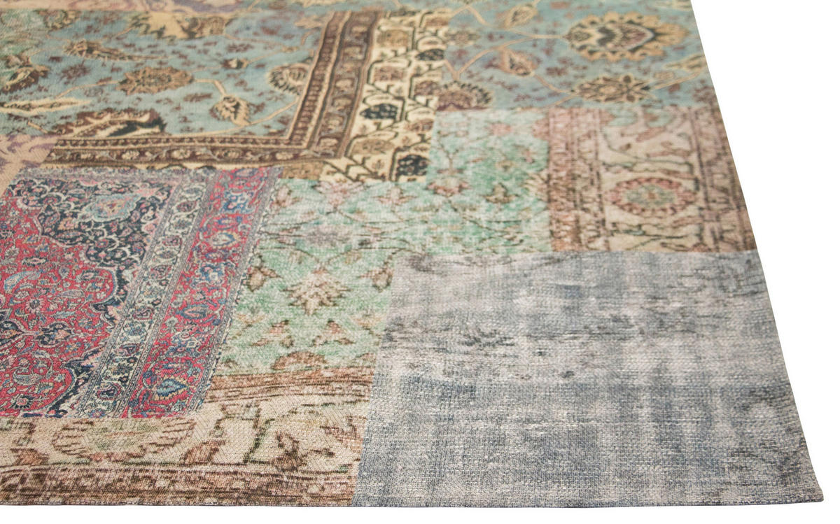 WEBTEPPICH 80/150 cm Multicolor, Grün  - Multicolor/Grün, Trend, Textil (80/150cm) - Novel