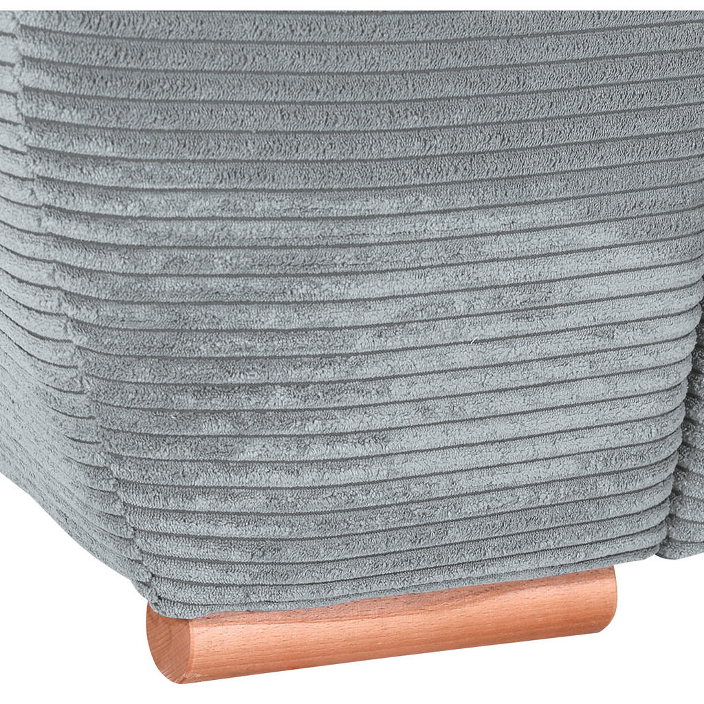 Thumbnail - Carryhome Bigsofa, Hellgrau, Textil, Buche, massiv, 2-3-Sitzer, Füllung: Schaumstoff, 270x72x109 cm, Rücken echt, Wohnzi...