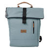 WICKELRUCKSACK N° 6 Aqua Mint/Tabak  - Braun/Mintgrün, Basics, Textil (31/45/12cm) - Gesslein