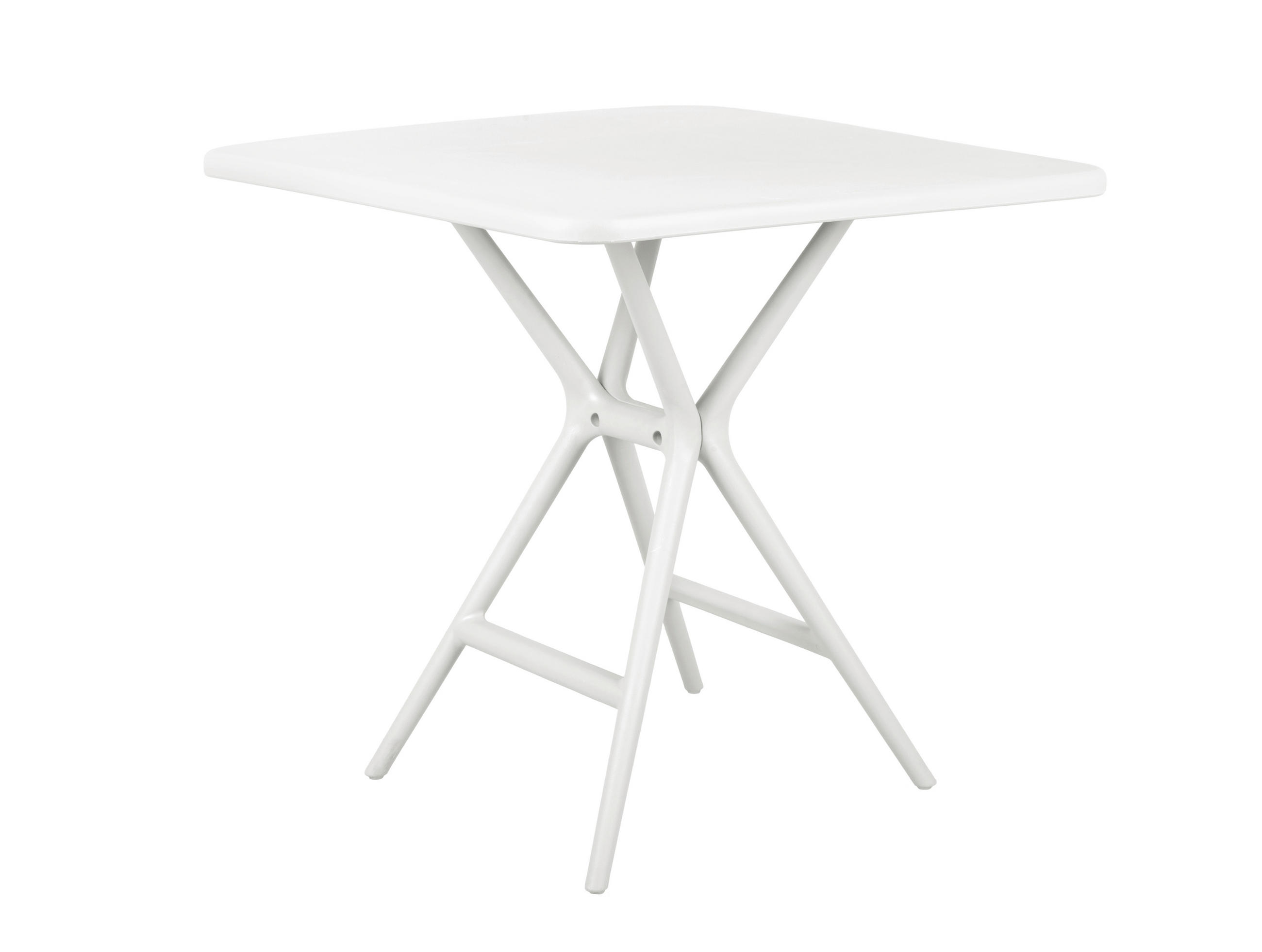 ESSTISCH      - Weiß, Basics, Kunststoff (70/70/73cm) - Present Time